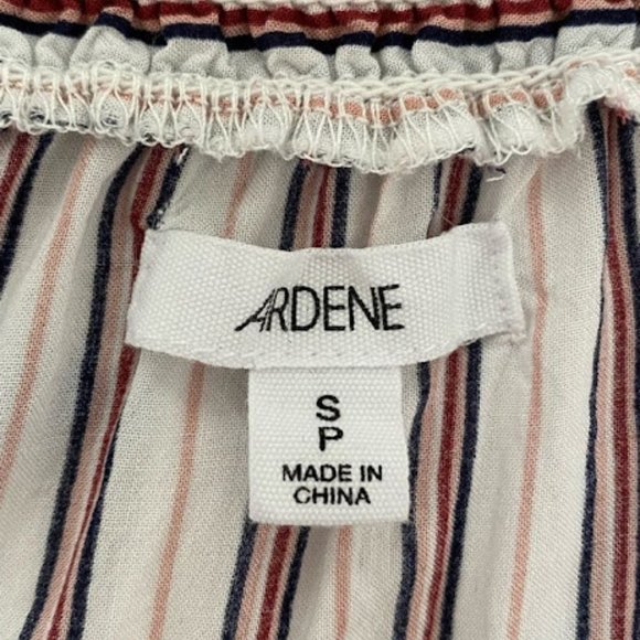 Pink Striped Off Shoulder Top - Picture 5 of 5